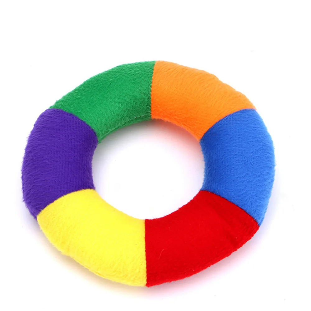 Squeaky Toys For Dogs Plush Donut Soft Durable Dog Toys For Puppy Cat Scratchers Spike Toys (13)