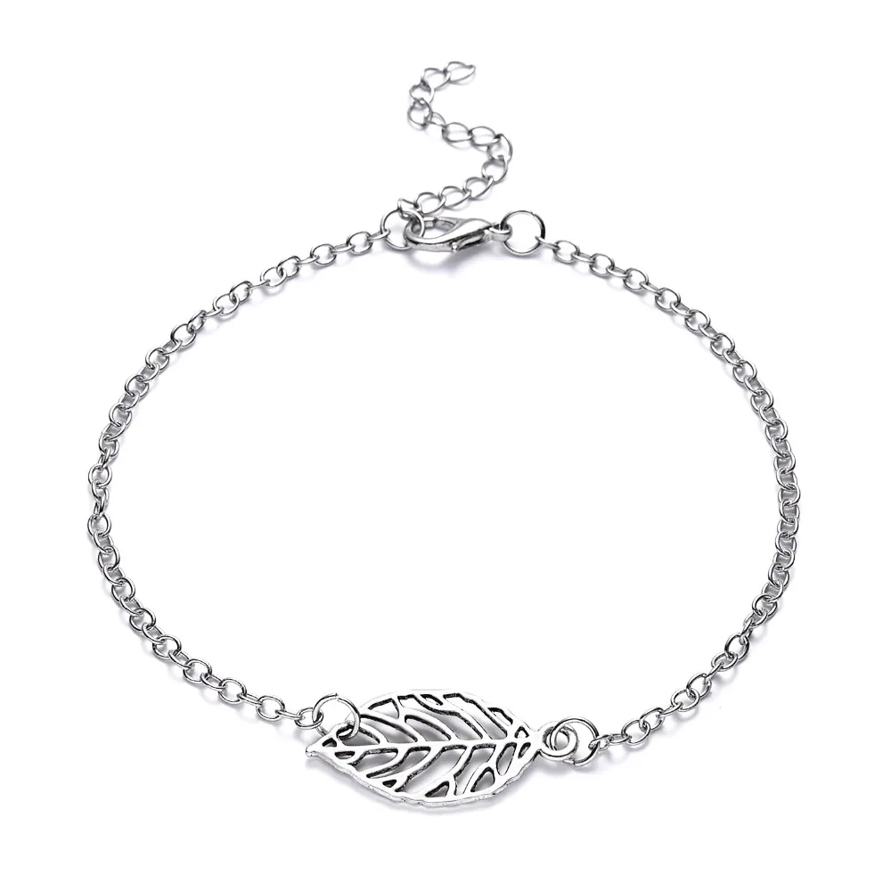 Женский серебряный браслет с полым листком, ювелирный подарок, Заводские браслеты с подвесками для женщин, помолвка, свадебный банкет, подарки