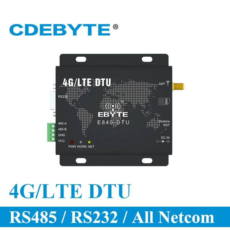 

E840-DTU(4G-02) 4G LET Modem Serial Port Server Wireless Transmitter and Receiver IoT RF Module For Data Transmission