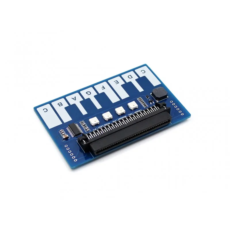 Mini Pianoforte Modulo per micro: bit Tasti a Sfioramento per Riprodurre la Musica con 4 RGB LED I2C Spilli di Controllo di interfaccia SPI GPIO Spille Plug and Play