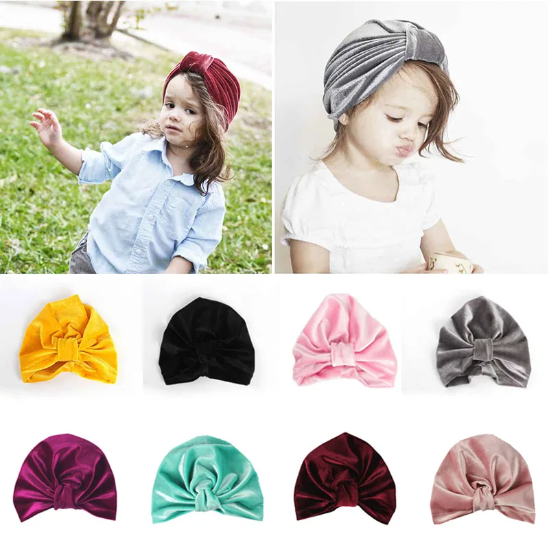 

Baby Hat Girl Turban Solid Toddler Kids Boy Girl India Hat Winter Baby Accessories Lovely Soft Baby Hats Photography Props