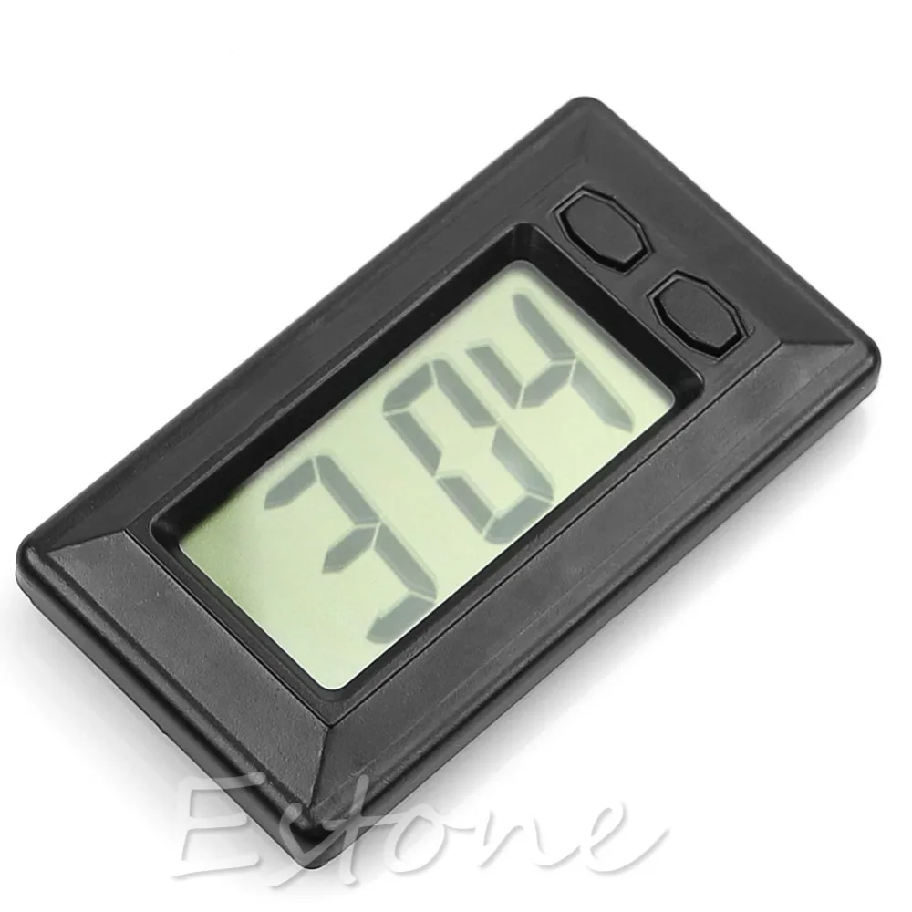 New Universal Black Digital Clock For Car-Truck-Bike-Scooter Interior Dash