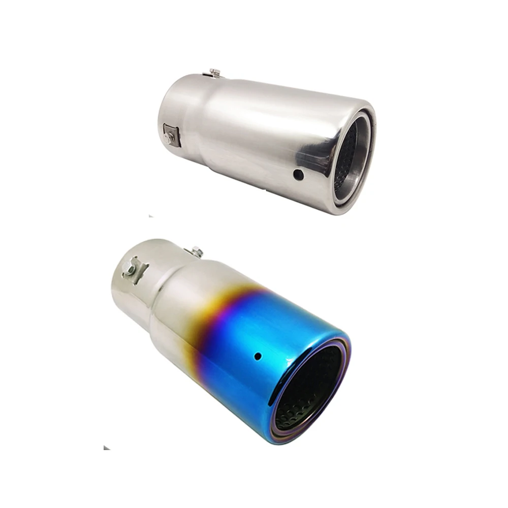 

Stainless Steel Car Exhaust Muffler Tip Pipe Diameter 78 mm For Toyota Prado Auto Exhaust Assembly Tail Throat Liner Accessories