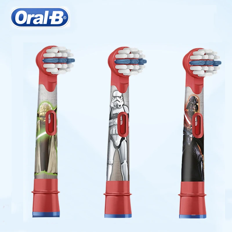 Детская электрическая зубная щетка Oral B со сменными насадками серия Звездные