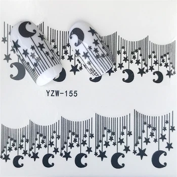 

LCJ 32 Designs Stars / Cartoon / Flower / Unicorn / Ice Cream Styles Nail Decals for Watermark Manicure Polish Nail Sticker