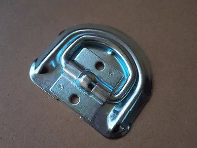 

1pair Metal Rope Tie Down Ring D Shape Ring Trailer Truck Van Cargo Trailer Ring