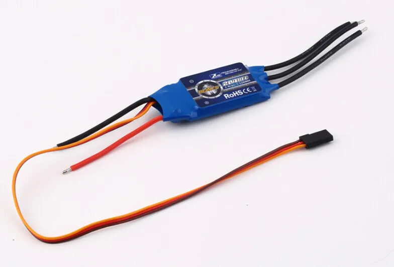 ZTW Beatle Series 2-6s 20A 30A 40A 50A 60A 80A контроллер скорости ESC с Programe картой для радиоуправляемого дрона RC вертолета