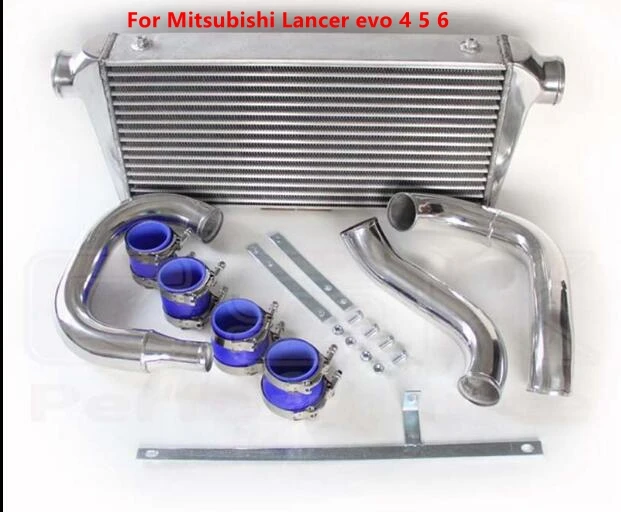 Алюминиевый гоночный турбо интеркулер радиатор комплект для Mitsubishi Lancer evo 1 2 3 4 5 6 7 8 9 10, авто тюнинг - Цвет: Лаванда