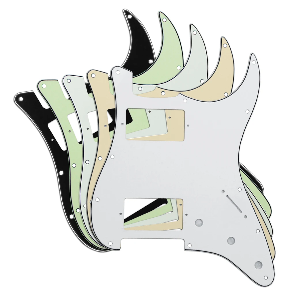 5pcs Multi color 3Ply PVC Guitar Pickguards ST Guitar Pickguards HH 11