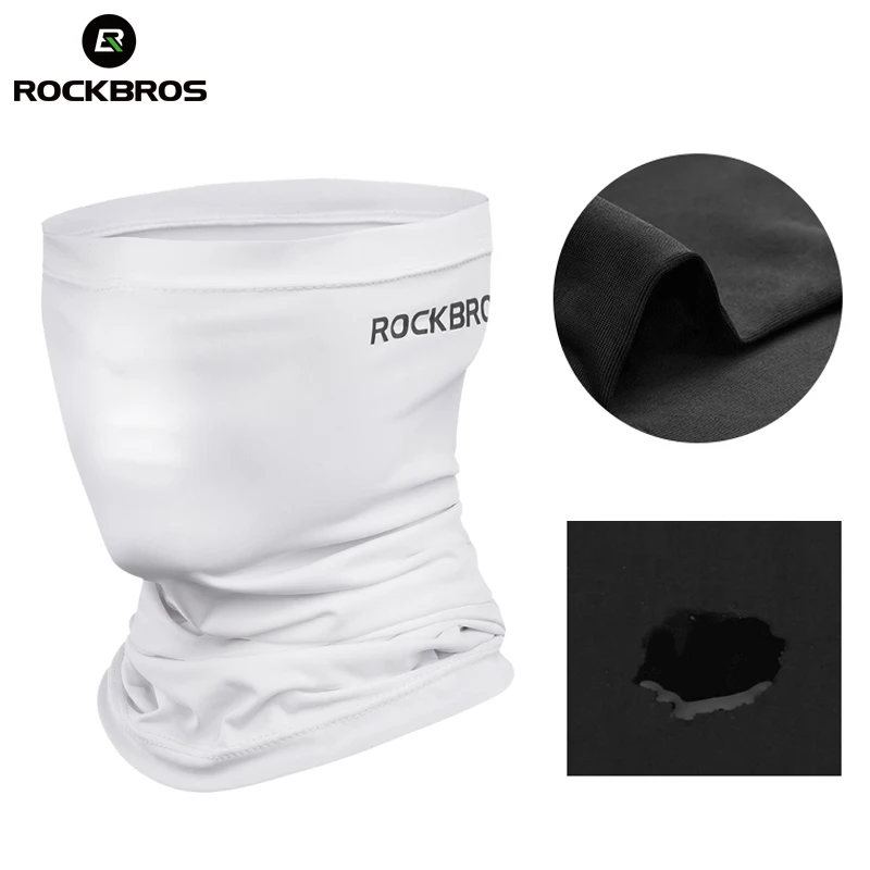 ROCKBROS الصيف الدراجات أغطية الرأس مكافحة العرق تنفس الدراجات قبعات وشاح قناع الوجه للرجال النساء تشغيل دراجة باندانا الرياضية
