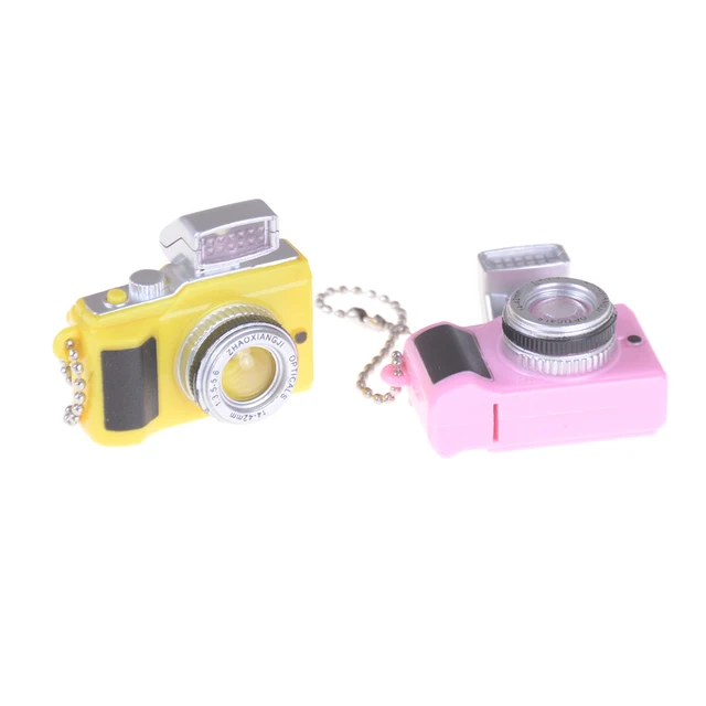 Mini Flash Sounding Camera For BJD Doll 1 / 6 Bjd Sd Pullip Blyth Doll Toys Cameras For Girl Doll Photography Props 5