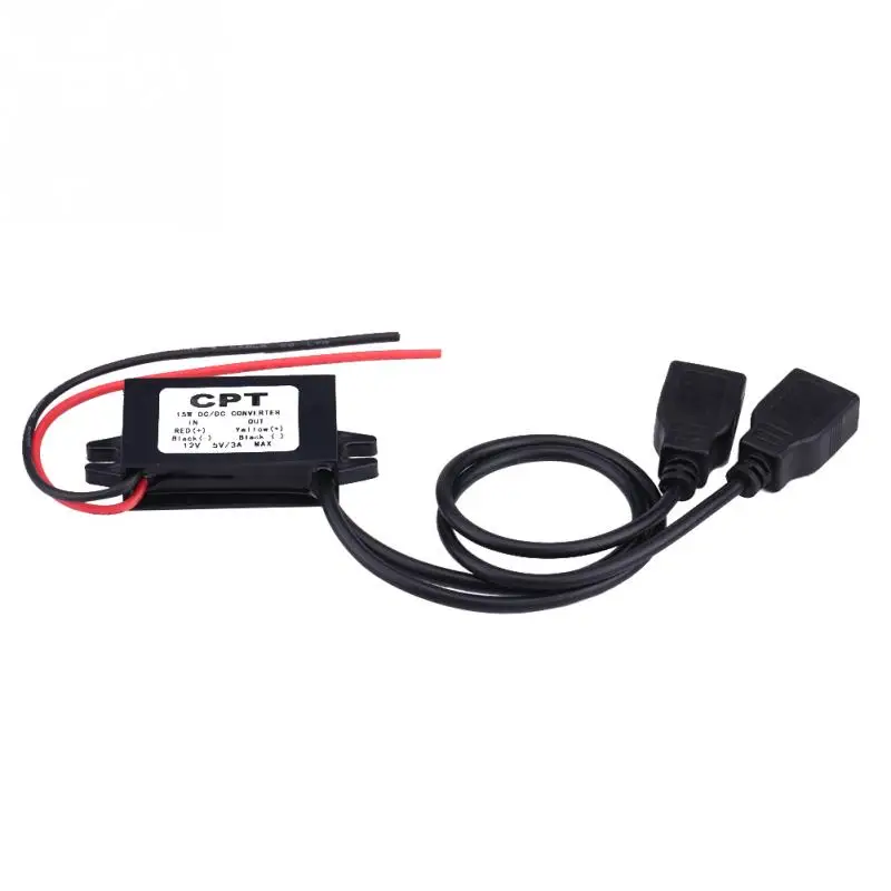 for Car Motorcycle Phone Chargers Dual USB Charger Adapter Converter Module 3A DC 12V to 5V | Автомобили и мотоциклы