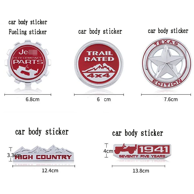  Car Front Grill Trim Sport Strip Cover Sticker For Jeep Renegade Compass Wrangler JK 4x4 Grand Cher