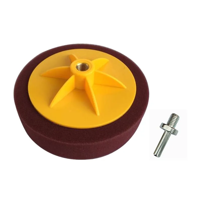 Авто диск уменьшения диска высокое качество губка диск для покрытия воском шлифовальный губка мяч - Цвет: Claret