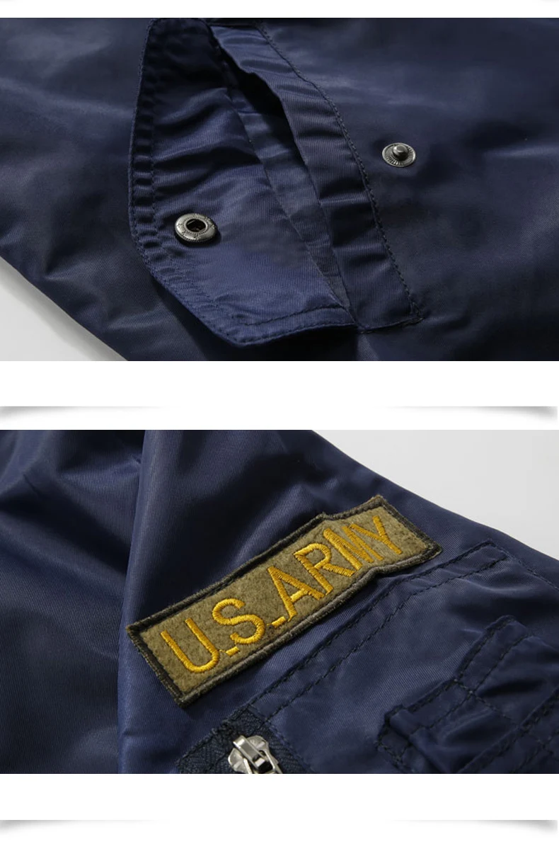 Новая мужская куртка-бомбер зимняя 6XL модная мужская уличная воздушная сила куртка-пилот пальто Мужская брендовая повседневная одежда верхняя одежда AF1616H