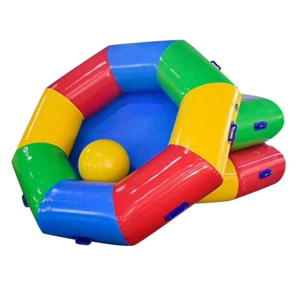 

New Team Fun Sports Props Inflatable Thunder Drum Thicken PVC Drum with Handle & Valve Outdoor Training Sports Games Toy