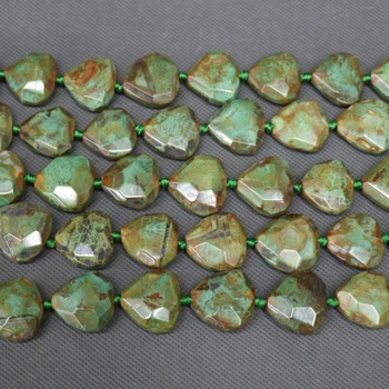 

15pcs/strand 1full Druzy Slab Slice Necklace, Druzy Faceted Stone Beads Gems Stone Connector, Beads Pendant 15.5inch Full Strand