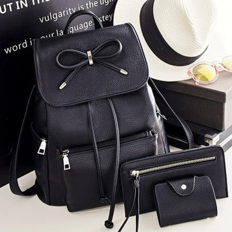 Mochila de cuero para mujer, mochila escolar, mochila para chicas, mochila para Colegio, mochila impermeable, mochila negra para mujer Mochila de cuero para mujer, mochila escolar, mochila para chicas, mochila para Colegio, mochila impermeable, mochila negra para mujer