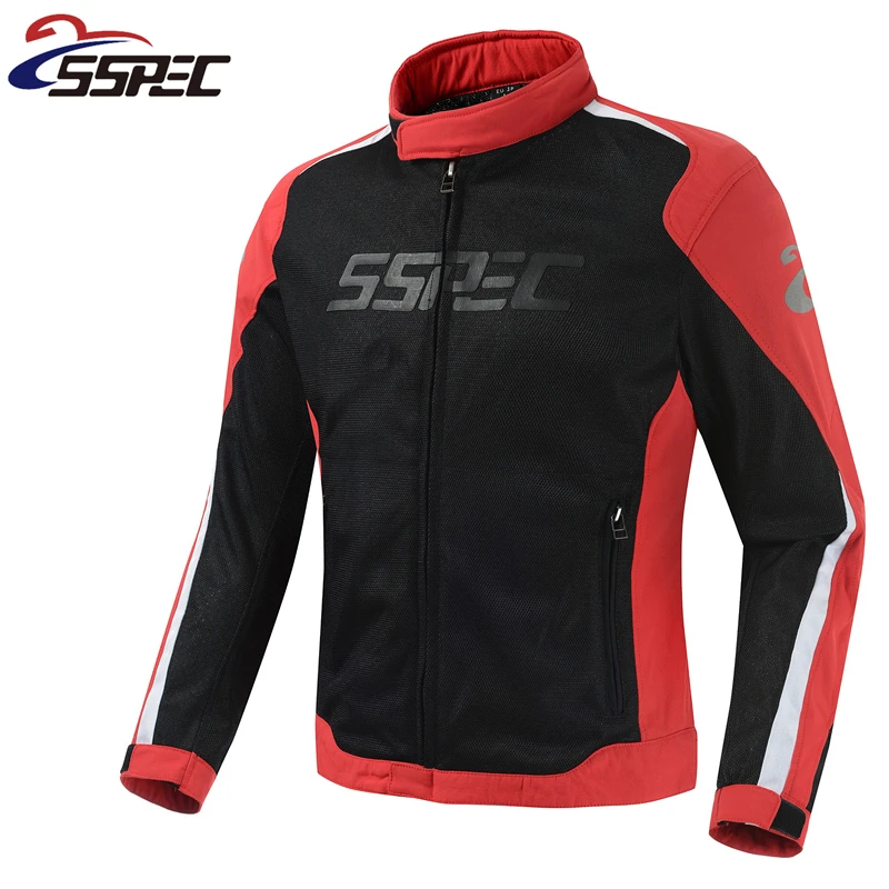 

New arrival Motorcycle Jacket Summer motorbike men racing jacket chaqueta breathable motocross jackets with 5 protection pads