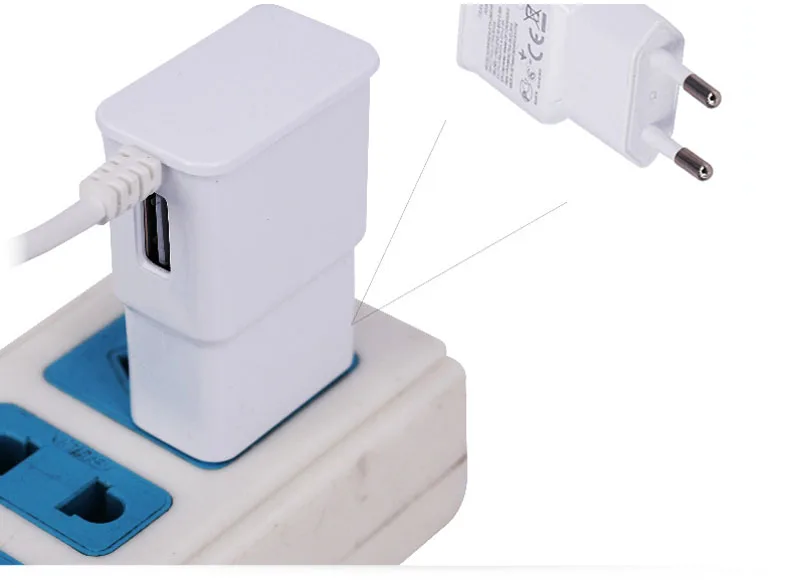 EU Plug Micro USB Mobile Phone Charger 2A Output Travel Portable