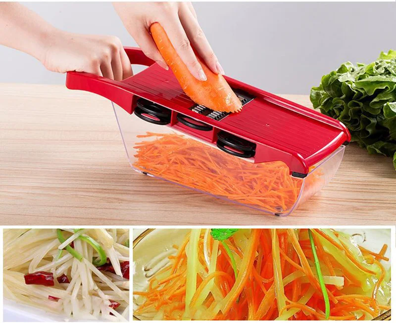 Мандолин резак для овощей слайсер с лезвием из нержавеющей стали руководство Картофелечистка терка для моркови сыра кухонный инструмент