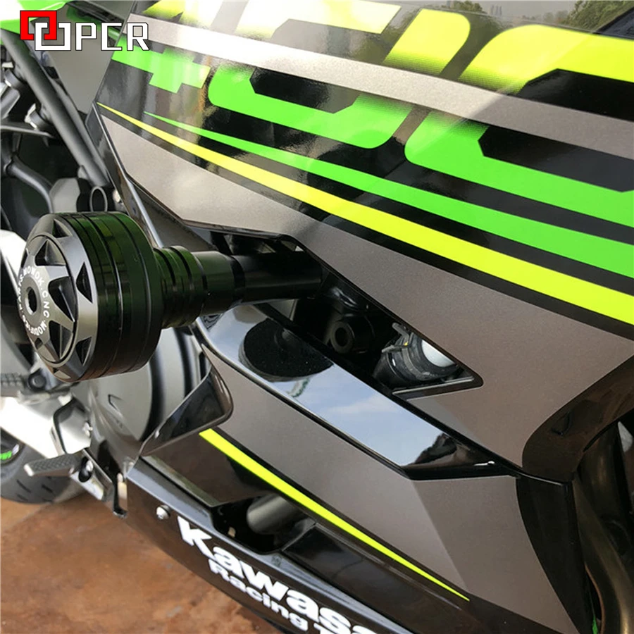 Алюминиевая левая и правая рамка Слайдеры протектор для KAWASAKI NINJA 400 Ninja400 z400 аксессуары для мотоциклов