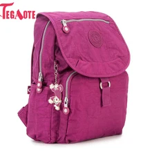 TEGAOTE, женский рюкзак, маленький, милый, рюкзак для девочек-подростков, Mochila, женский, известный, Повседневный, дорожный, рюкзак, Sac A Dos 1326