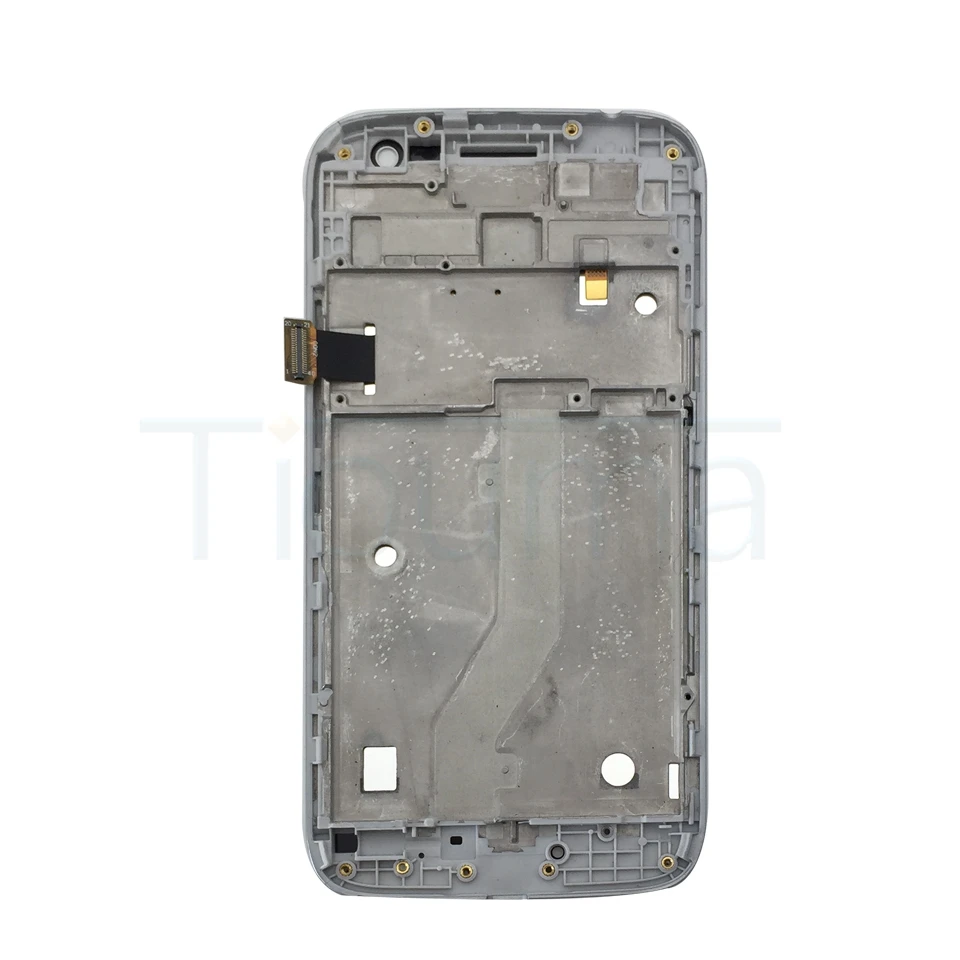 Moto G4 Play LCD Display With Frame white (7)