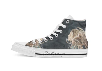 

Eventide Novelty Design breathable casual High Top lace-up Canvas shoes sneakers