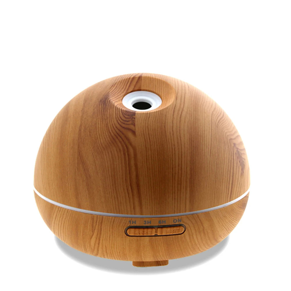 

High Quality 300ML Wood Grain Ultrasonic Aroma Diffuser Air Humidifier Purifier Essential Oil Aromatherapy Fogger Mist Makers