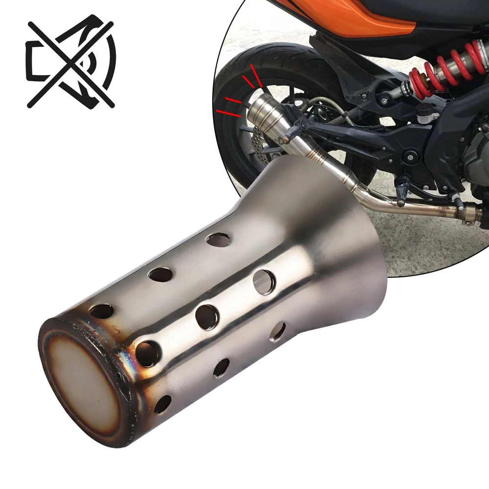 New 51MM Universal Motorcycle Exhaust Muffler Insert Baffle DB Killer Silencer Easy to Install