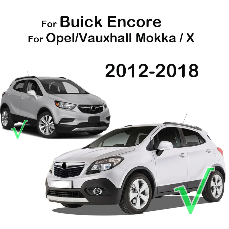 Для Buick Encore Opel Mokka X 2012- хромированная наружная дверная ручка, чаша, крышка, отделка, украшение