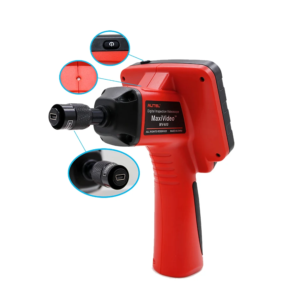 [Autel Дистрибьютор] Autel MV400 MaxiVideo MV400 цифровой Videoscope 8.5 мм Диаметр Imager Head Inspection Камера DHL