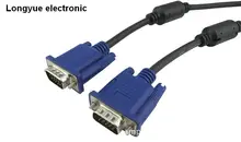 20pcs/lot 3M 10Ft SVGA VGA Monitor M/M Male To Male Extension Cable free Ship 20pcs lot gd10nc60kd to 252