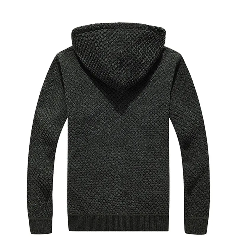 Sweater Cardigan Men Brand Casual Slim Sweaters Male Warm Thick Hedging Turtleneck sweater jacket Top Cardigan Spring Outdoors 