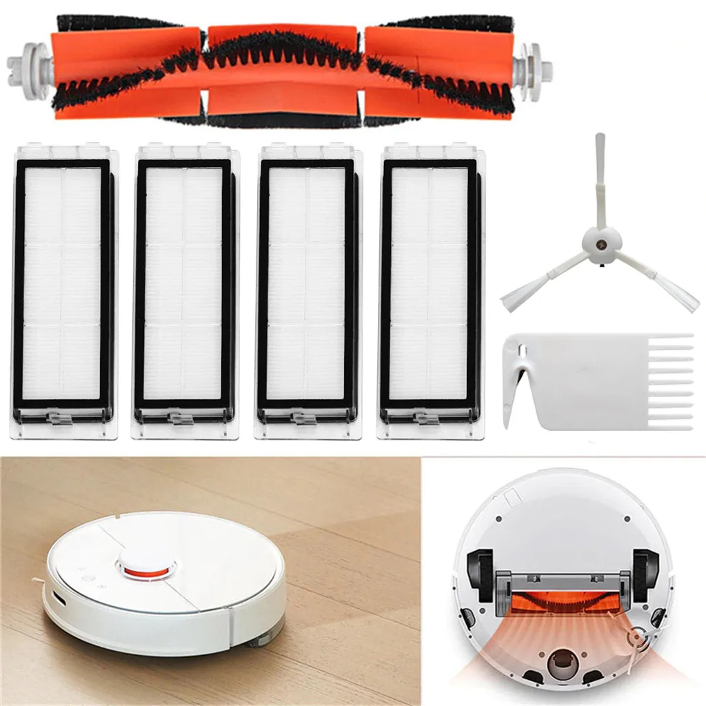 

HIPERDEAL 1Set Brush Filters Side Brush Tool For Xiaomi Roboroc Vacuum 18Dec13