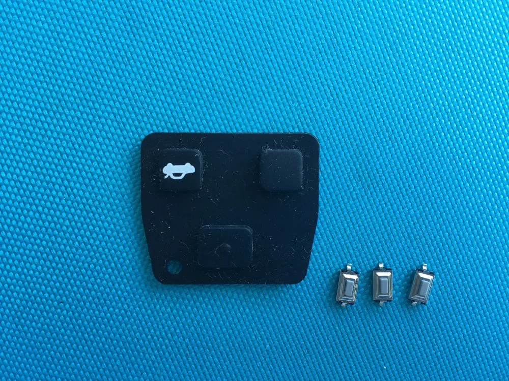 Car Key Shell Rubber Pad For Toyota Lexus Remote Key Flip Shell 3 pcs Micro Switches
