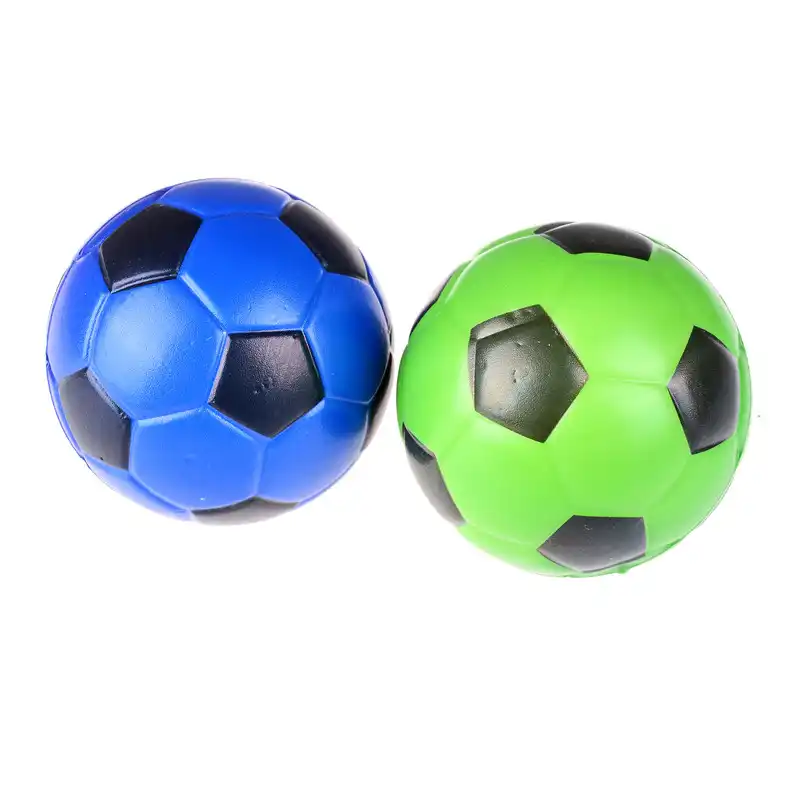 10Cm PU sponge anti stress ball bouncy football kid toy outdoor sports game LS