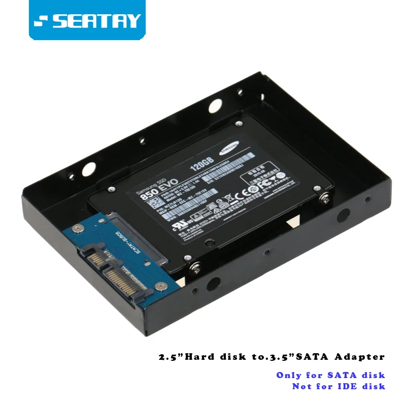 2," SATA HDD диск до 3,5" SATA жесткий диск кронштейн/жесткий диск конвертер SSD адаптер отверстия для рассеивания для рабочего стола HDD конвертер