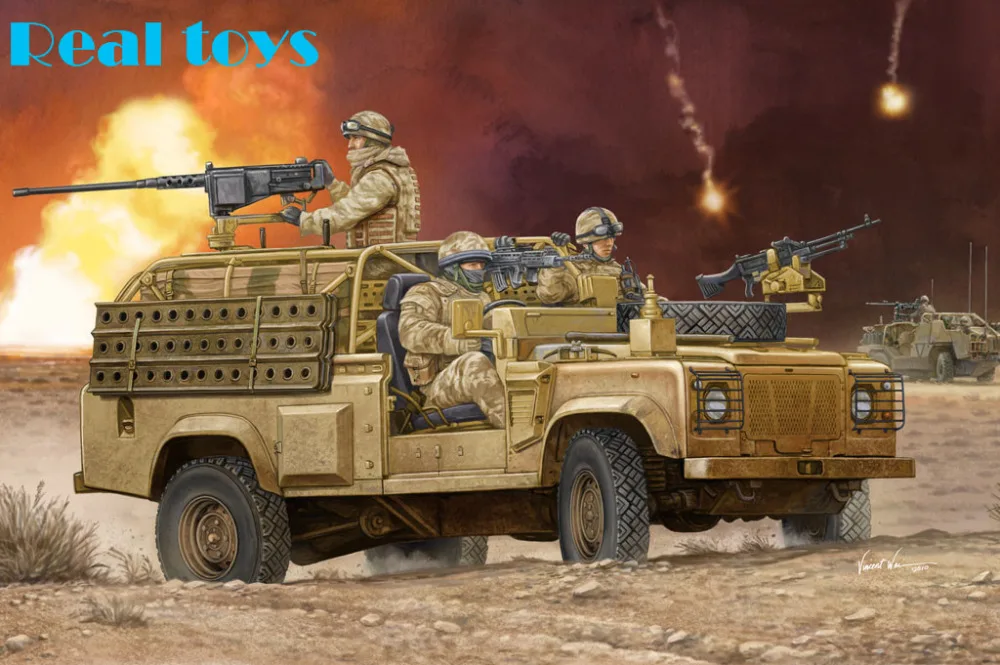 

Модель от Hobby Boss 82446 1/35 Defender XD 'Wolf' W.M.I.K. пластиковый комплект модели hobbyboss