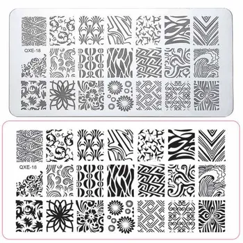 

Larger 6cm*12cm Nail Art Stamping -mind blownDesign DIY Manicure Love Stamp Template Image Plate Stencil ##18