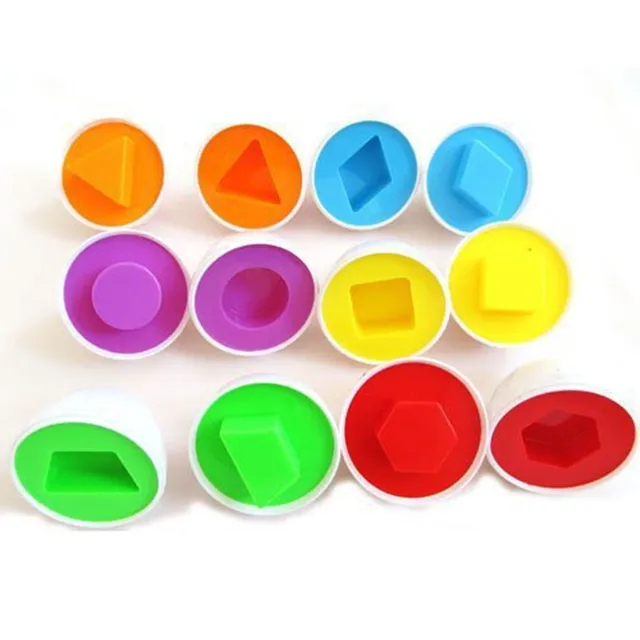 Infant Tong Yizhi educational toys toy recognize color shape matching egg fight inserted  wooden toys kids toys puzzle S36 2