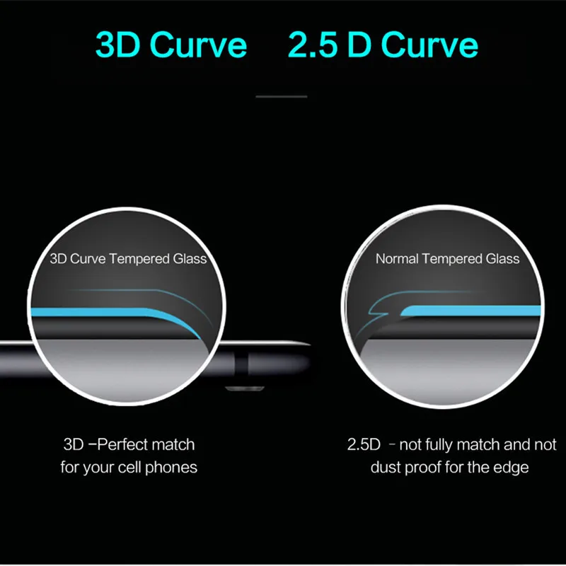 RZP-3D-Curved-Edge-Full-Cover-Screen-Protector-For-iPhone-7-6S-8-Tempered-Glass-On