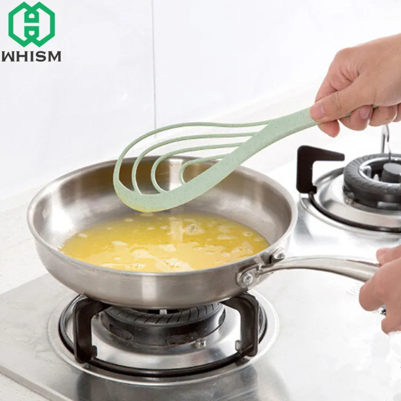 

WHISM Nonstick Wheat Straw Plastic Turners Pot Shovel Cooking Spatula Fried Shovel Frying Pan Turner Egg Stirring Kitchen Tools
