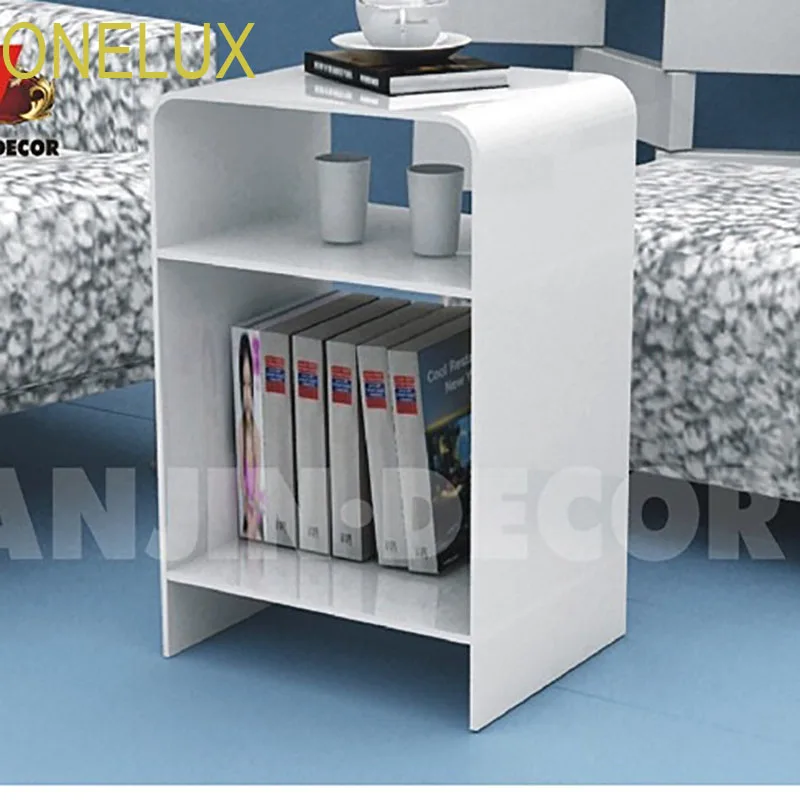 Multi-color Acrylic nightstand with magazine rack, Lucite bedside cabinet sofa tables Multi-color Acrylic nightstand with magazine rack, Lucite bedside cabinet sofa tables