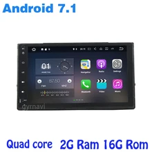 Android 7.1 Quad core Car radio gps player for toyota Fortuner 2016-2017 with radio wifi 4G usb bluetooth mirror link Stereo