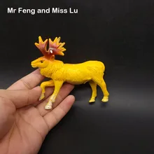 Большой олень Монтессори преподавания Опора игрушки детей дикой природы модель