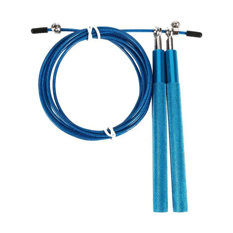 *Sport Crossfit Speed Jump Rope Ball Bearing Metal Handle Skipping Stainless Steel Cable Fitness Equipment 2017 *Sport Crossfit Speed Jump Rope Ball Bearing Metal Handle Skipping Stainless Steel Cable Fitness Equipment 2017