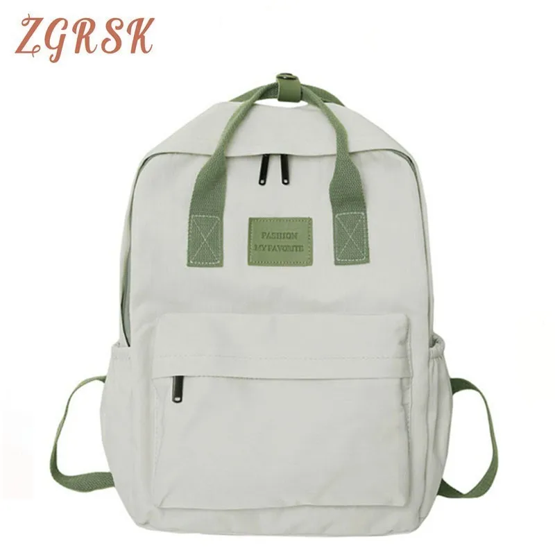 

Female Fashion Panelled Back Pack Bagpack Women Oxford Designer Backpacks Bookbag School Bags For Teenage Girls Backpack