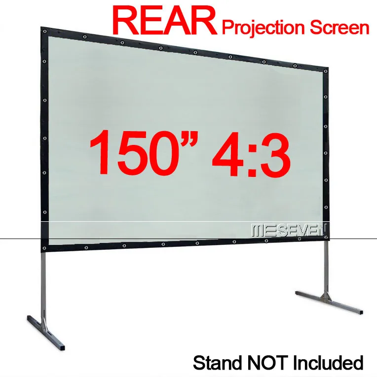Translucent projection screen